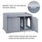 Show in main carousel: Unipaws Decorative Cat Litter Box Enclosure, Gray slide 6 of 9