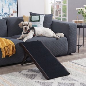 Unipaws Foldable Wooden Dog & Cat Ramp, Regular, Espresso