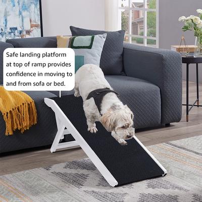 Show full view: Unipaws Foldable Wooden Dog & Cat Ramp, Regular, White slide 2 of 8