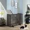 Show in main carousel: Unipaws Free Standing Dog Gate, Espresso, 36-in, 4-panel slide 2 of 9