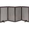 Show in main carousel: Unipaws Free Standing Dog Gate, Espresso, 36-in, 4-panel slide 3 of 9