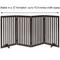 Show in main carousel: Unipaws Free Standing Dog Gate, Espresso, 36-in, 4-panel slide 5 of 9