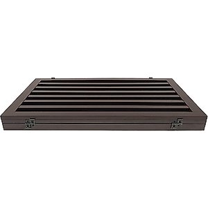 Unipaws Free Standing Dog Gate, Espresso, 36-in, 4-panel