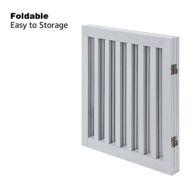 Show full view: Unipaws Free Standing Dog Gate, Gray, 24-in, 3-panel slide 4 of 9