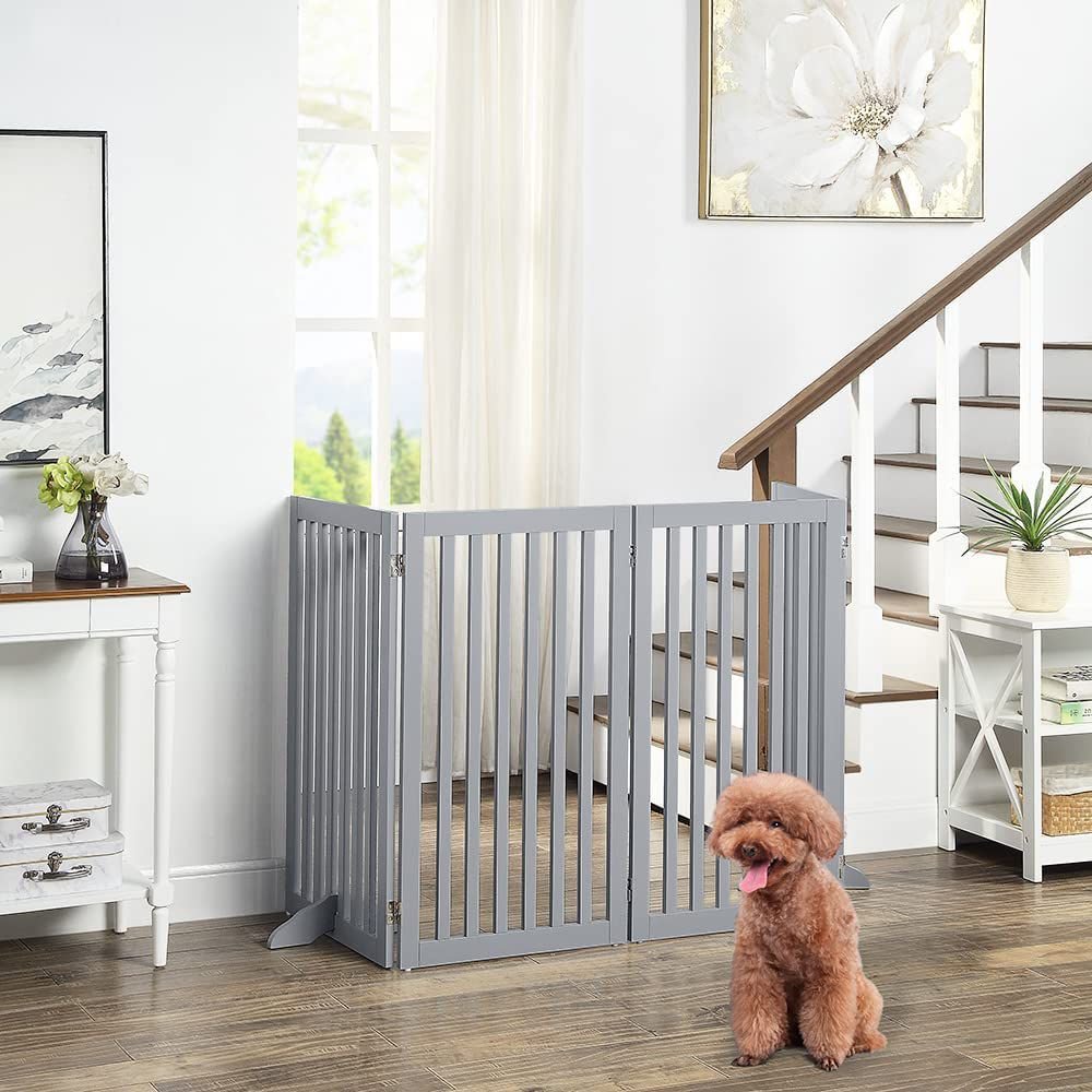 Unipaws Free Standing Dog Gate