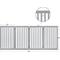 Show in main carousel: Unipaws Free Standing Dog Gate, Gray, 36-in, 4-panel slide 4 of 9