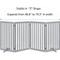 Show in main carousel: Unipaws Free Standing Dog Gate, Gray, 36-in, 4-panel slide 5 of 9