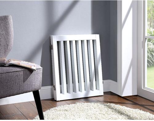 Show full view: Unipaws Free Standing Dog Gate, White, 24-in, 3-panel slide 3 of 10