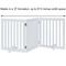 Show in main carousel: Unipaws Free Standing Dog Gate, White, 24-in, 3-panel slide 6 of 10