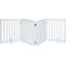 Show in main carousel: Unipaws Free Standing Dog Gate, White, 24-in, 4-panel slide 3 of 9
