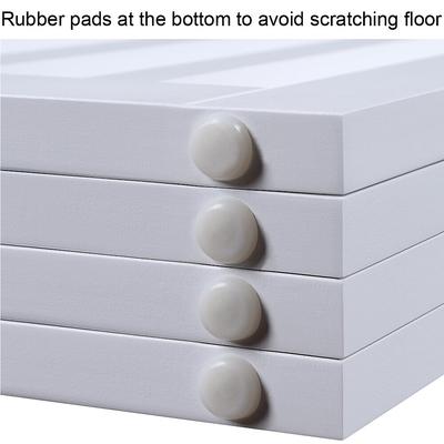 Show full view: Unipaws Free Standing Dog Gate, White, 24-in, 4-panel slide 8 of 9