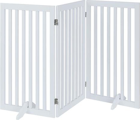 Show full view: Unipaws Free Standing Dog Gate, White, 36-in, 3-panel slide 3 of 9