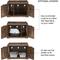 Show in main carousel: Unipaws Furniture Enclosure Decorative Storage Bench Cat Litter Box, Rustic Brown slide 4 of 7