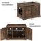 Show in main carousel: Unipaws Furniture Enclosure Decorative Storage Bench Cat Litter Box, Rustic Brown slide 6 of 7