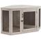 Show in main carousel: Unipaws Furniture Style Corner Dog Crate, Medium, Gray slide 3 of 8