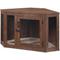 Show in main carousel: Unipaws Furniture Style Corner Dog Crate, Walnut, Medium slide 3 of 8