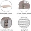 Show in main carousel: Unipaws Furniture Style Dog Crate, Weathered Gray, 25.6 inch wide slide 5 of 9