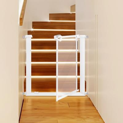 Show full view: Unipaws Plastic & Steel Transparent Walkthrough Dog Gate, White slide 3 of 7