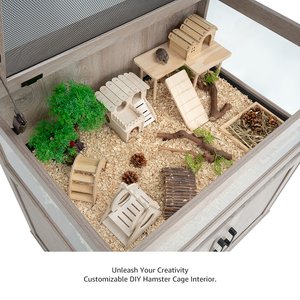 Unipaws Storage Cabinet Lift Top Hamster Cage