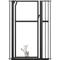 Show in main carousel: Unipaws Pressure Mounted Transparent Cat & Dog Gate, Black, 56 x 37.5-in slide 1 of 7