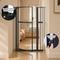 Show in main carousel: Unipaws Pressure Mounted Transparent Cat & Dog Gate, Black, 56 x 37.5-in slide 5 of 7