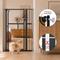 Show in main carousel: Unipaws Pressure Mounted Transparent Cat & Dog Gate, Black, 56 x 37.5-in slide 4 of 7
