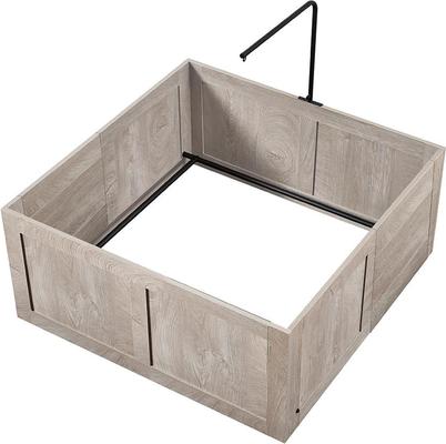 Show full view: Unipaws Whelping Box for Dogs, Weathered Grey, Medium slide 3 of 7