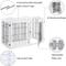 Show in main carousel: Unipaws 31.5-in 6 Panel Freestanding Wooden Wire Dog & Cat Gate, White slide 5 of 8