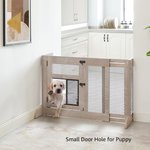 North States Easy Swing & Lock Wall Mounted Dog & Cat Gate, Bronze