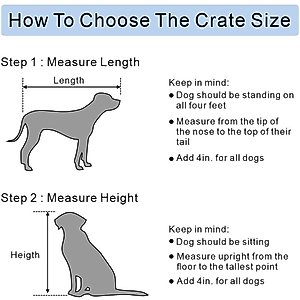 Unipaws Wooden Wire Furniture End Table Dog Crate, Weathered Gray, Small