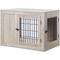 Show in main carousel: Unipaws Wooden Wire Furniture Style Dog Crate, 36-in wide slide 3 of 8