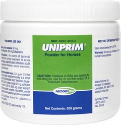 Uniprim Powder for Horses, 200-gm