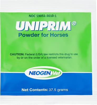 Show full view: Uniprim Powder for Horses, 37.5-gm slide 1 of 4