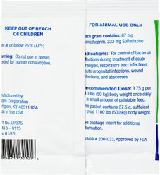 Uniprim Powder for Horses, 37.5-gm slide 2 of 2