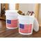 Show in main carousel: United Solutions USA Flag Heavy Duty Plastic Bucket, White, 5-gal, 2 count slide 7 of 8