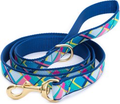 Up Country Best in Plaid Dog Lead with D-Ring, Narrow: 5-ft long, 5/8-in wide