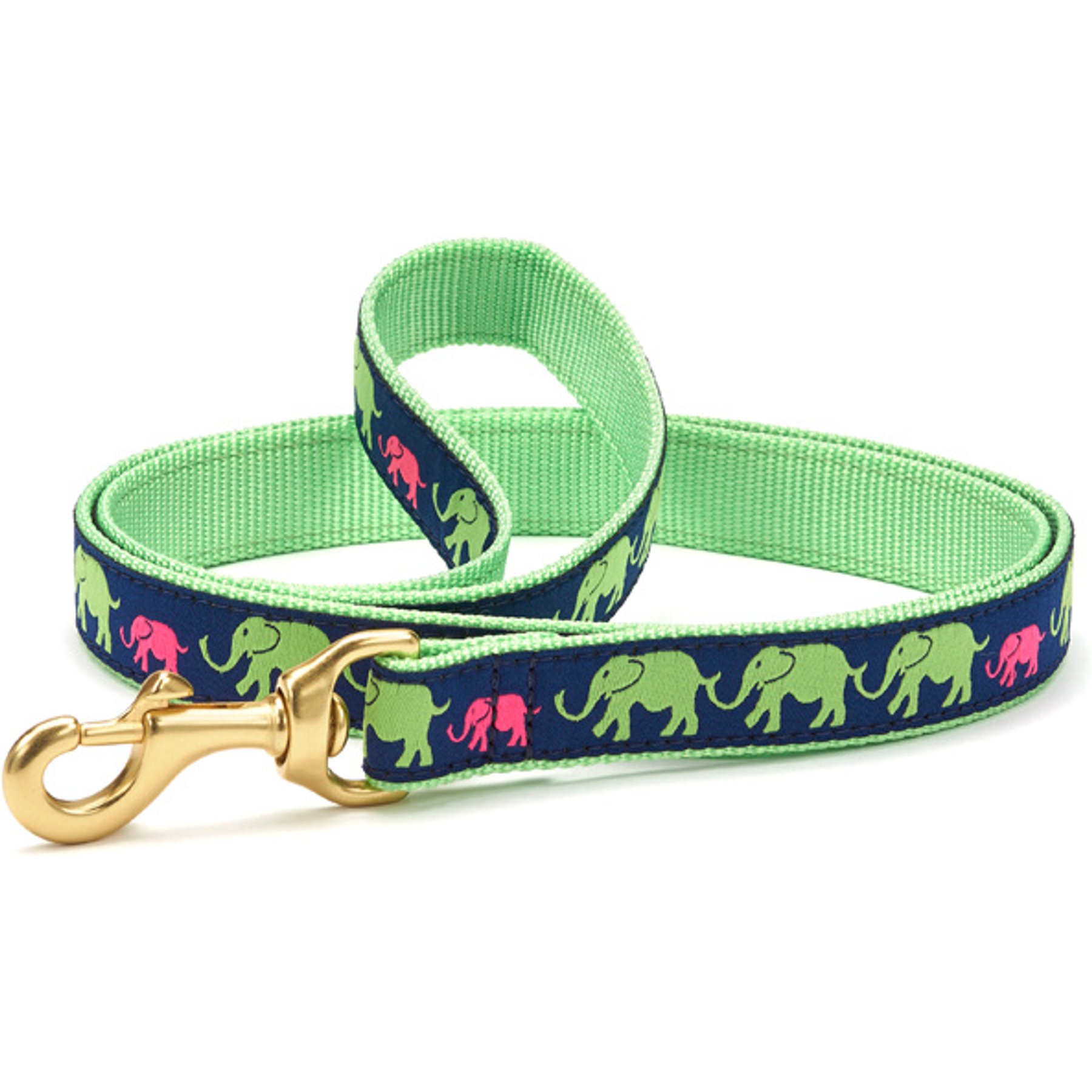 Up Country Leader of the Pach Dog Lead with D-Ring, Narrow: 5-ft long, 5/8-in wide