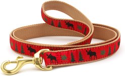 Up Country Moose Dog Lead with D-Ring, Wide: 5-ft long, 1-in wide