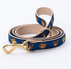 Up Country Teddy Dog Lead with D-Ring, Wide: 5-ft long, 1-in wide