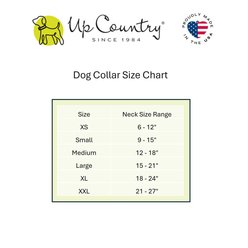 Up Country Wide Best in Plaid Dog Collar, Large: 15 to 21-in neck, 1-in wide slide 2 of 5