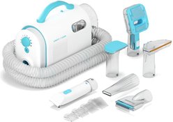 Uproot Clean 7-in-1 Vacuum Powered Dog & Cat Grooming Kit, Blue/White slide 1 of 9