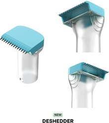 Uproot Clean 7-in-1 Vacuum Powered Dog & Cat Grooming Kit, Blue/White slide 2 of 9