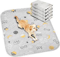 UPSKY Washable Non-Slip Fast Absorbent Dog Pee Pads, 2 count, White, 34 x 36-in