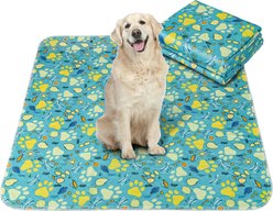 UPSKY Washable Reusable Super Absorbent Waterproof Dog Pee Pads, Green, 34 x 36-in, 2 count, Green, 34 x 36-in