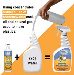 Urine Gone Enviro-Care Surface Deodorizer Concentrate Starter Pack, 66-fl oz bottle slide 2 of 5