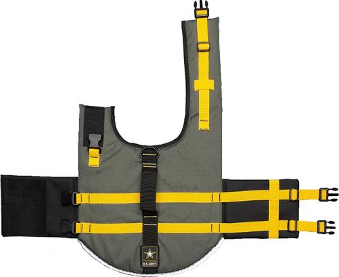 Show full view: US ARMY Dog Life Vest, Dark Camo, Large slide 3 of 6