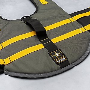 US ARMY Dog Life Vest, Dark Camo, Large