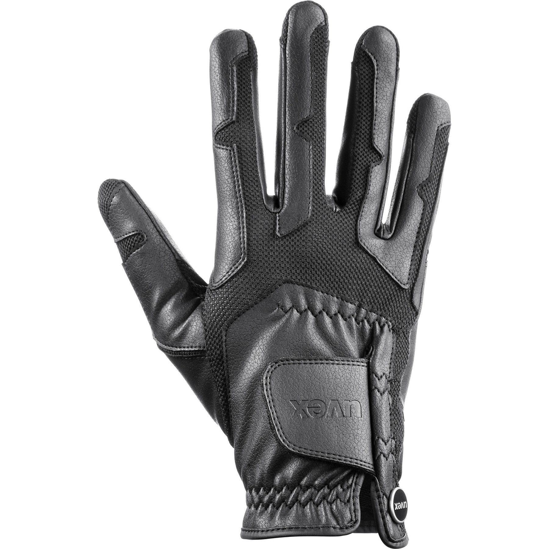 Uvex Ventraxion Adult Horse Gloves, Black, 6/7