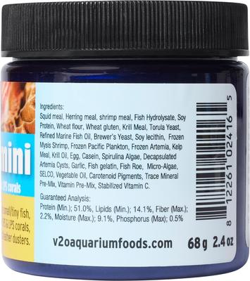 Show full view: V2O Aquarium Foods New Vision Blend Mini Fish Food, 2.4-oz slide 2 of 4