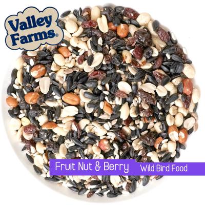 Show full view: Valley Farms Fruit, Nut & Berry Mix Wild Bird Food, 4-lb bag slide 2 of 9